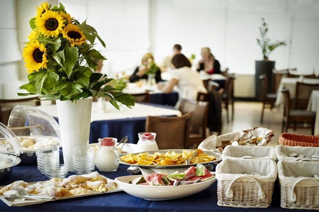 Lh Hotel Sirio Venedik Restoran fotoğraf